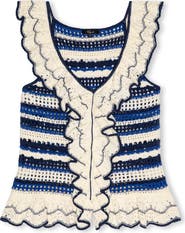 Rails Luci Ruffle Trim Knit Tank