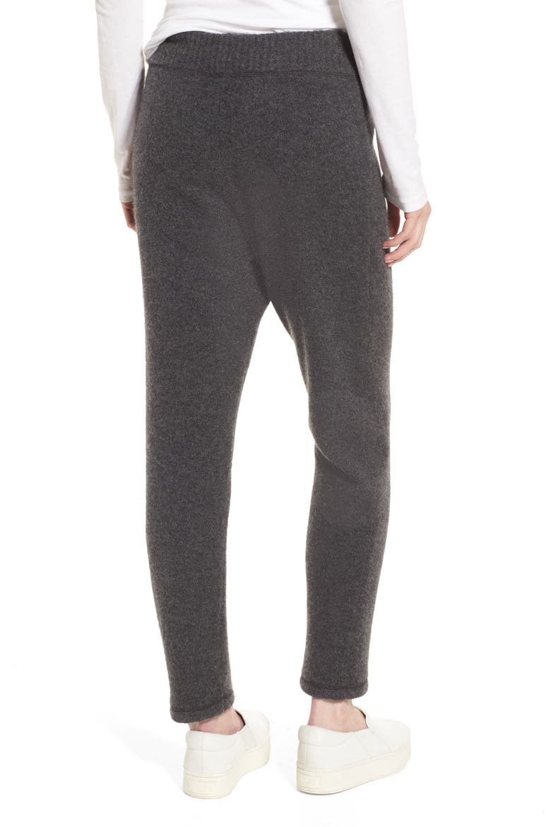 Brushed Cashmere Sweatpants, Alternate, color, CHARCOAL