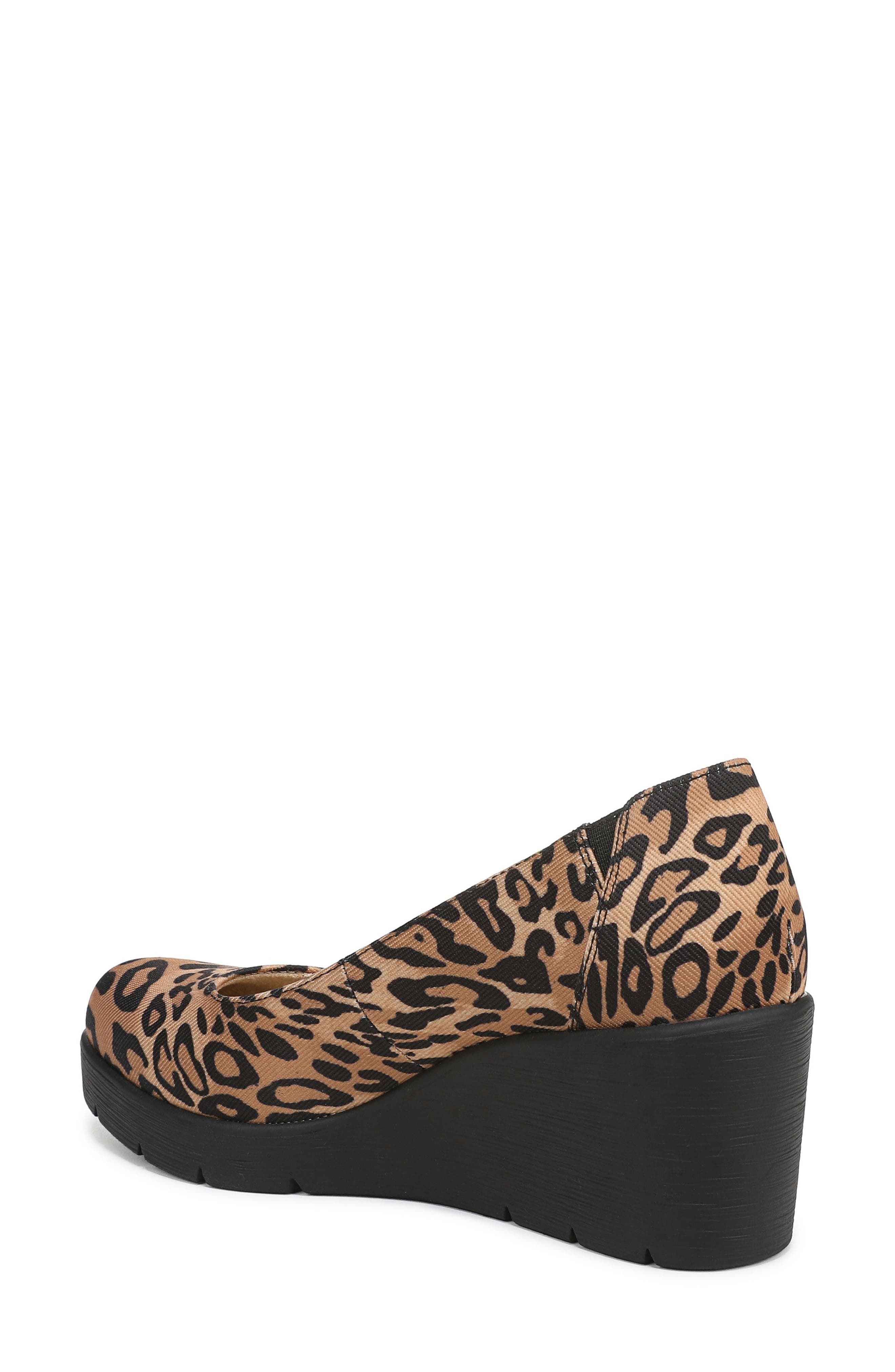 SOUL NATURALIZER About Time Wedge Pump, Alternate, color, Leopard Print Fabric