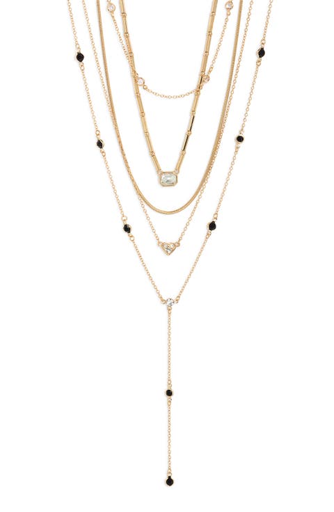Layered Heart Accent Necklace