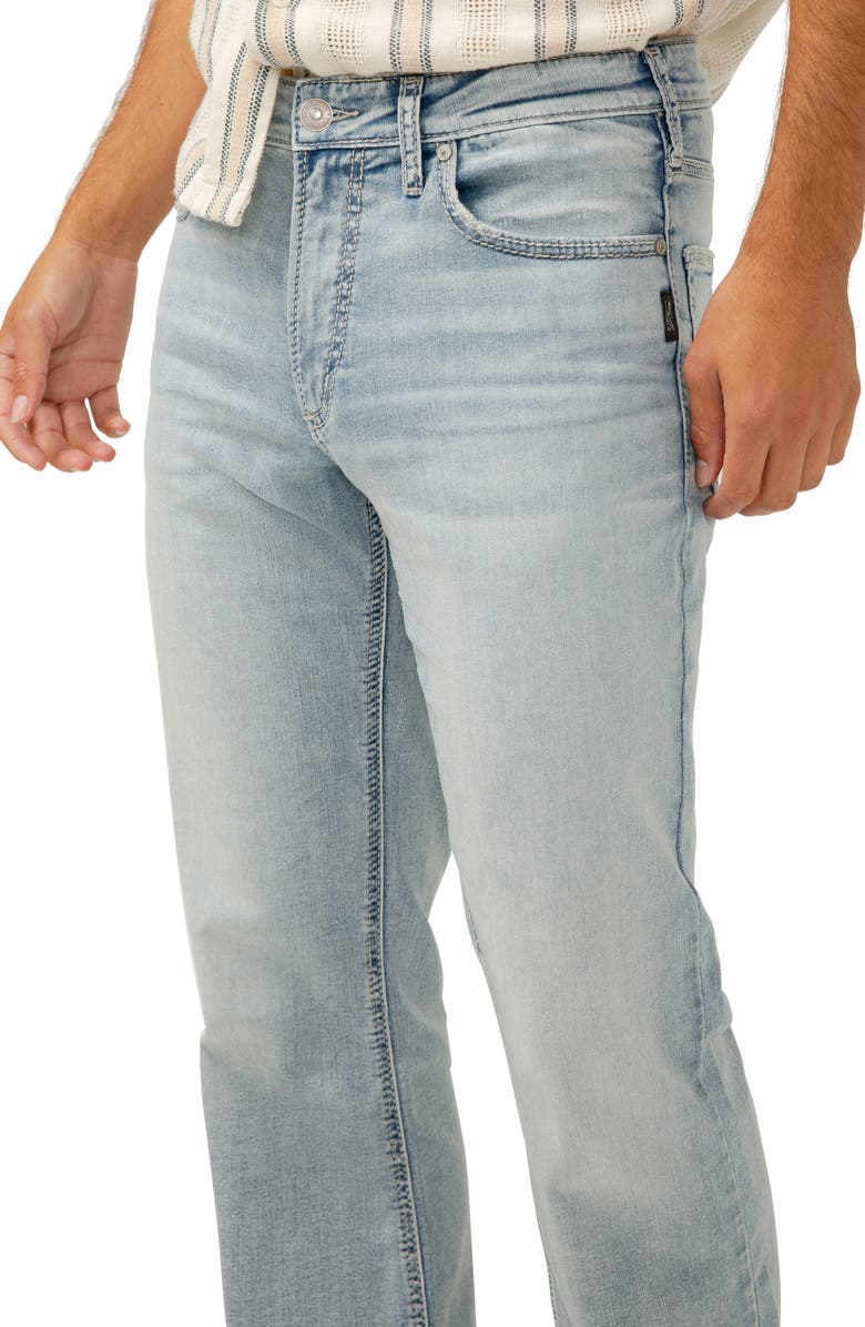 Silver Jeans Co. Zac Relaxed Fit Straight Leg Jeans, Alternate, color, Indigo