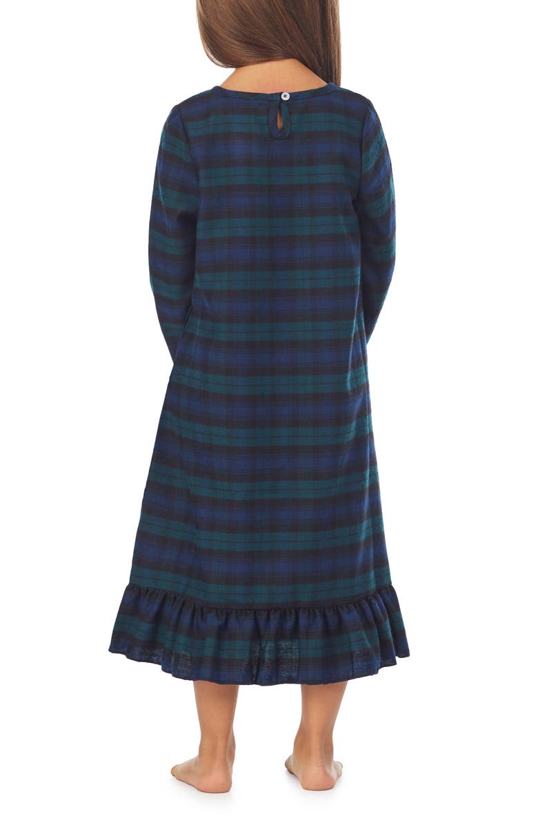 Lanz of Salzburg Tartan Plaid Nightgown, Alternate, color, 