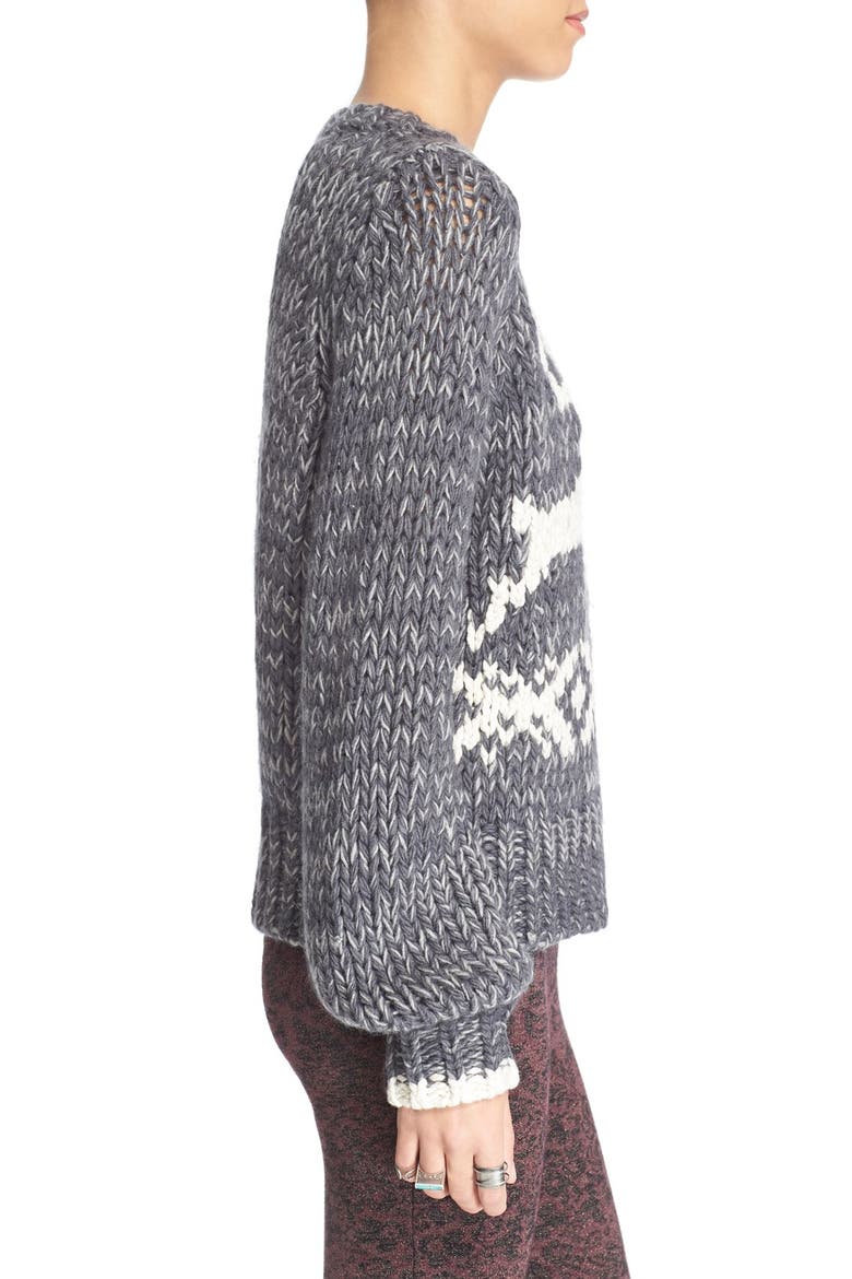 'Dancer and Prancer' Sweater, Alternate, color, GREY COMBO