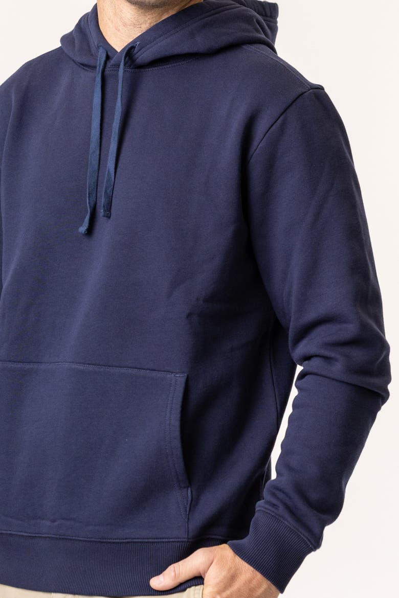 Organic Cotton Pullover Hoodies, Alternate, color, Navy Blue