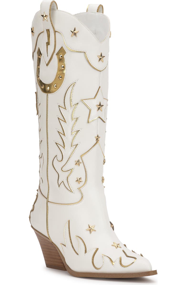 Jessica Simpson Zembitti Western Boot, Main, color, Bright White Gtluxp