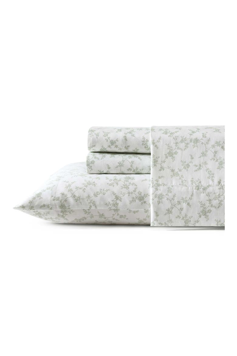 Fiona Floral 300 Thread Count Cotton Percale Sheet Set video