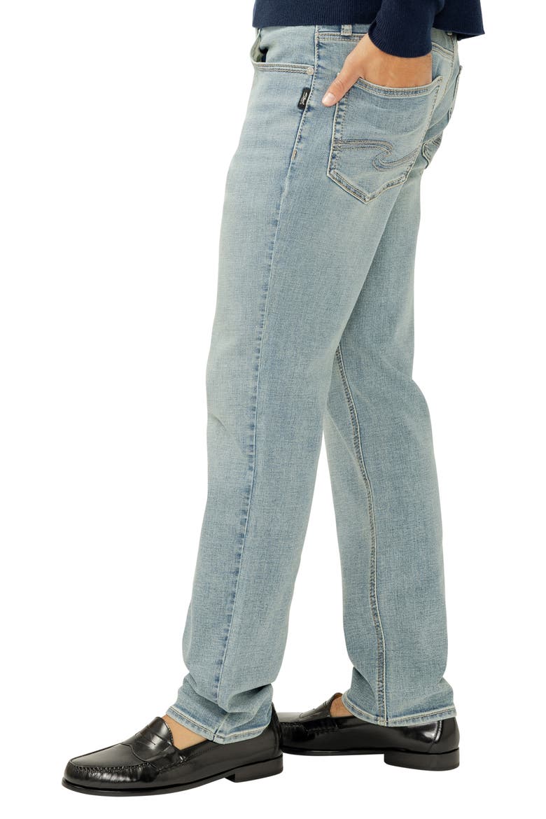 Eddie Athletic Fit Tapered Jeans, Alternate, color, DAYTONA