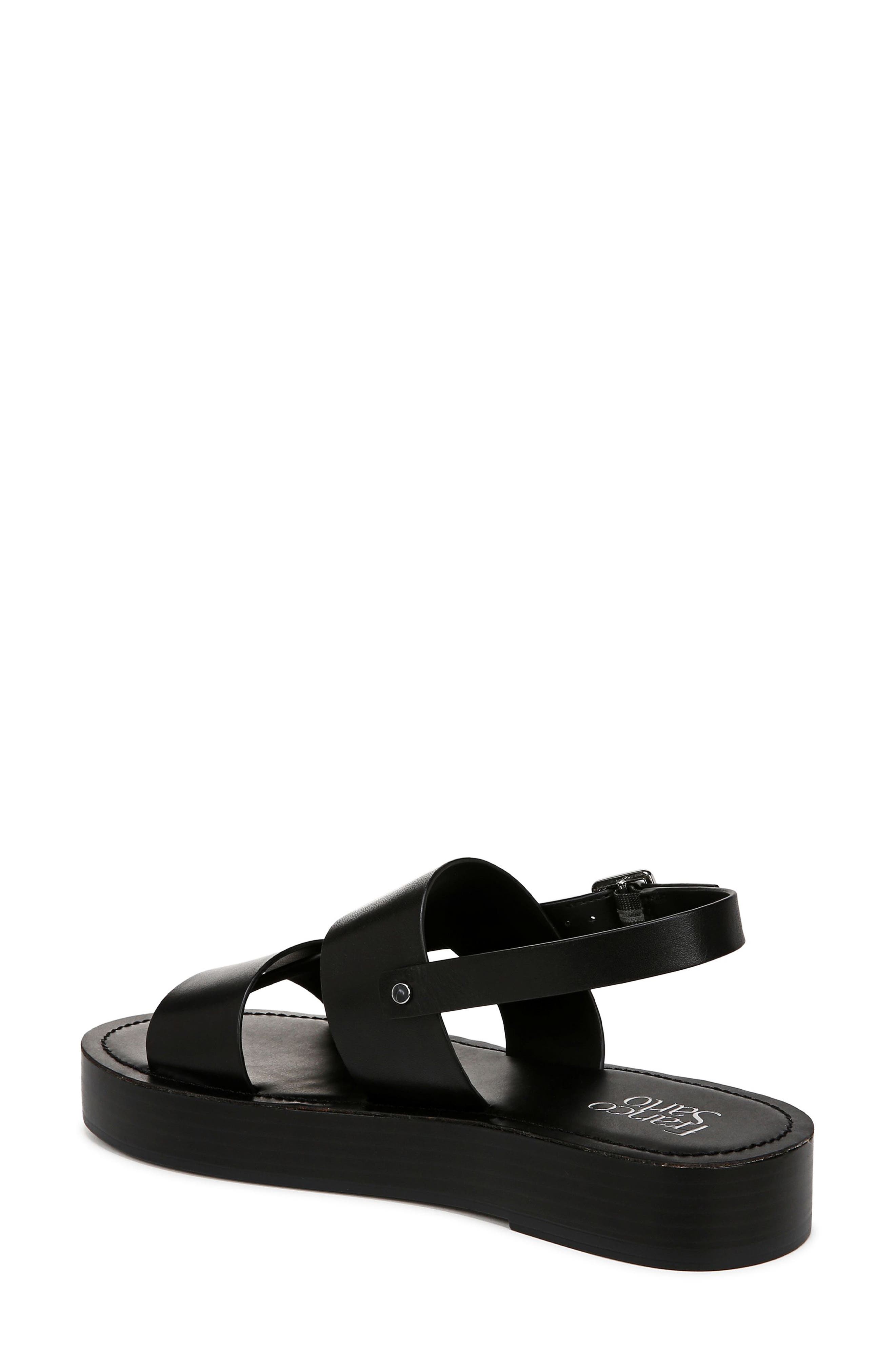 Franco Sarto Genova Slingback Platform Sandal, Alternate, color, Black