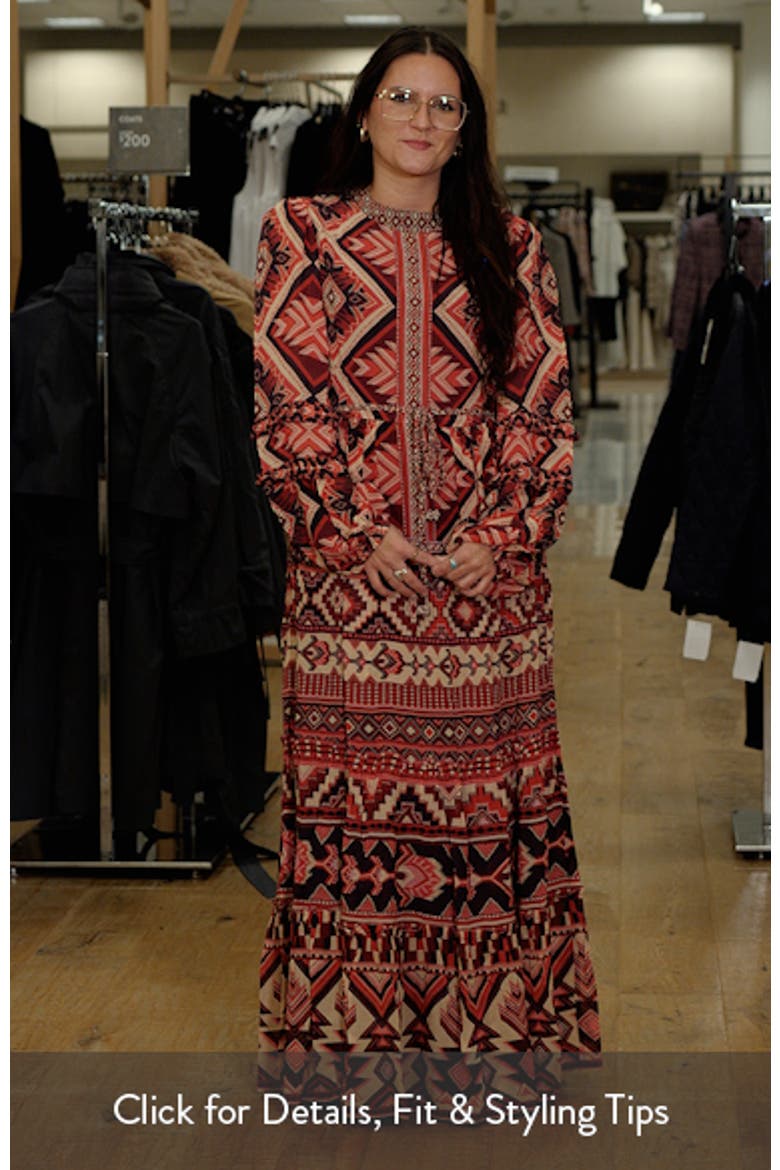 Ainika Long Sleeve Tiered Maxi Dress video