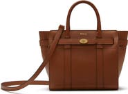 Mulberry Mini Zipped Bayswater Leather Satchel