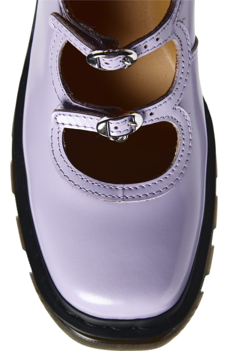 Dr. Martens x Marc Jacobs Kiki Cutout Lug Boot, Alternate, color, Bright Lavender Buttero