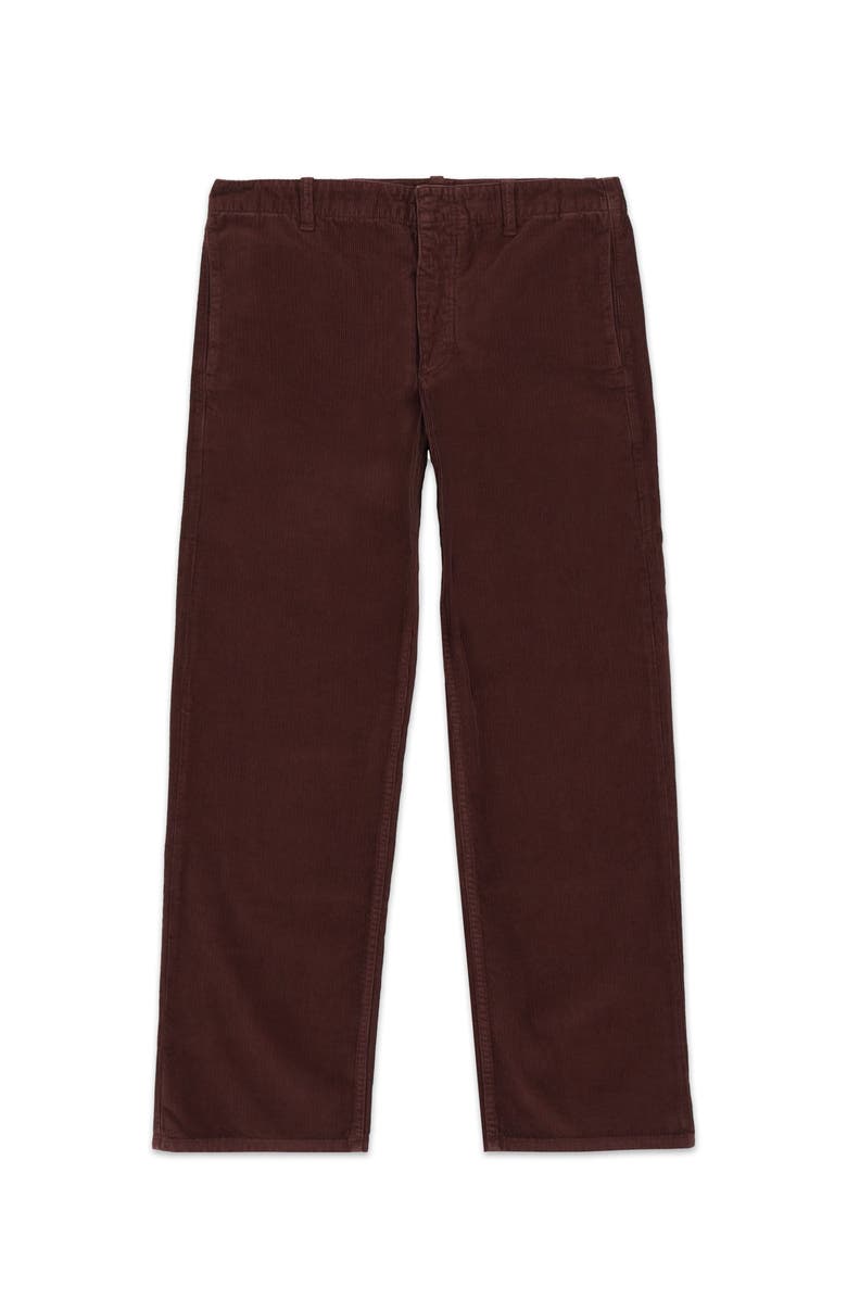 Fortela Pink Corduroy Trousers, Main, color, Burgundy