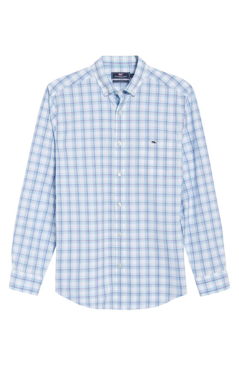 vineyard vines Plaid Classic Fit Sport Shirt, Alternate, color, 