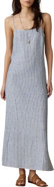 Faherty Sienna Stripe Linen Sundress
