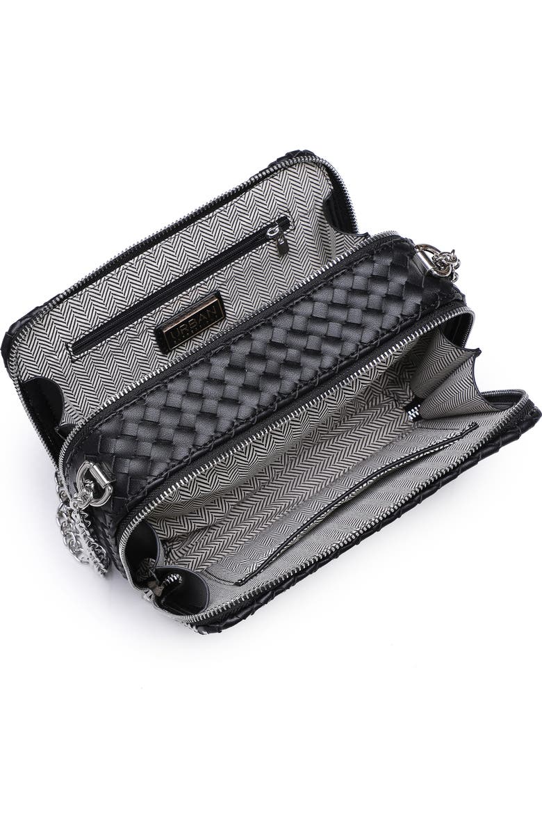 URBAN EXPRESSIONS HANDBAGS Chain Strap Woven Shoulder Bag, Alternate, color,