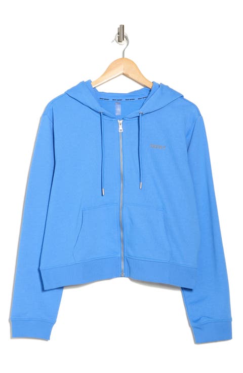 Mini Stud Logo Zip Hoodie