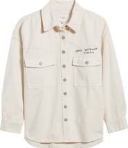 HIDDEN JEANS Oversize Western Denim Shirt