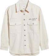 HIDDEN JEANS Oversize Western Denim Shirt