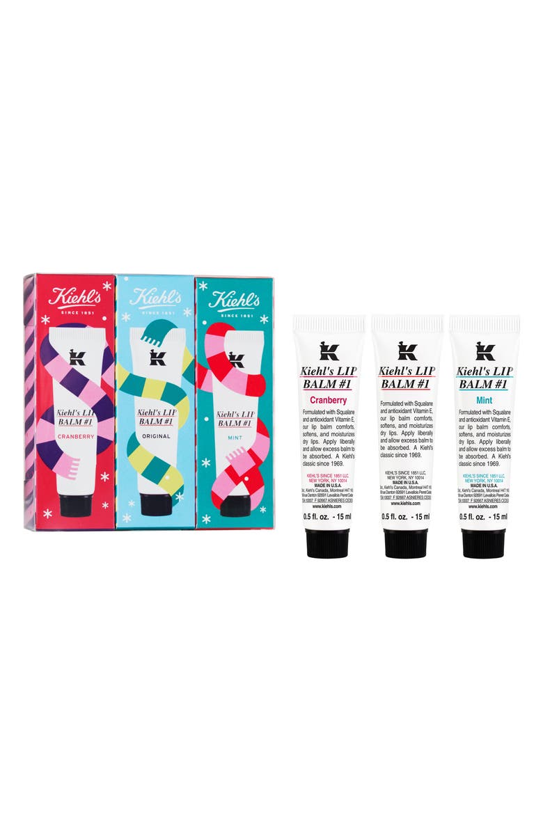 Kiehl's Since 1851 Kiss Me With Kiehl's Full Size Lip Balm #1 Set, Main, color, 