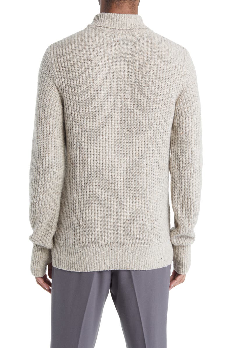 Oliver Spencer Talbot Tweed Wool Blend Turtleneck Sweater, Alternate, color, 