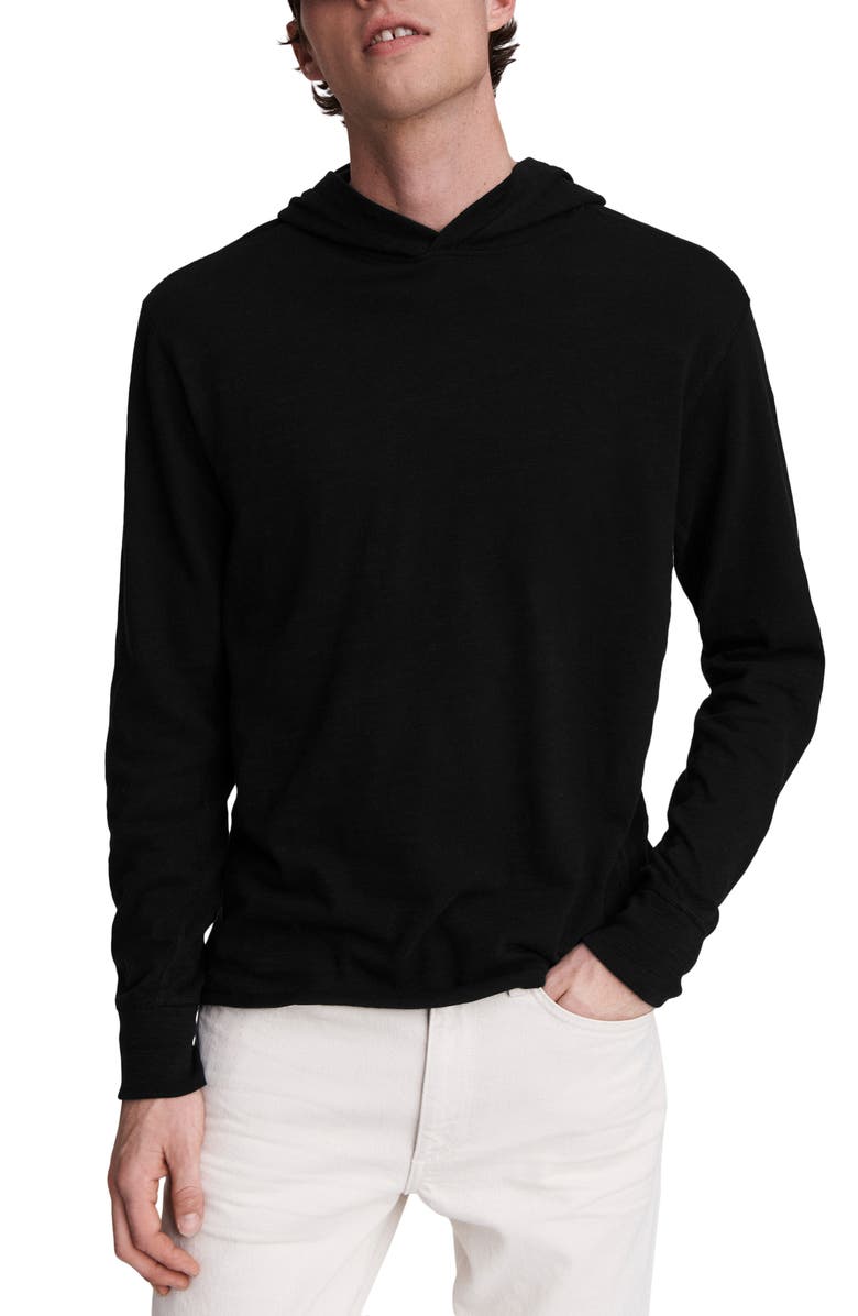 rag & bone Flame Cotton Hoodie, Main, color,