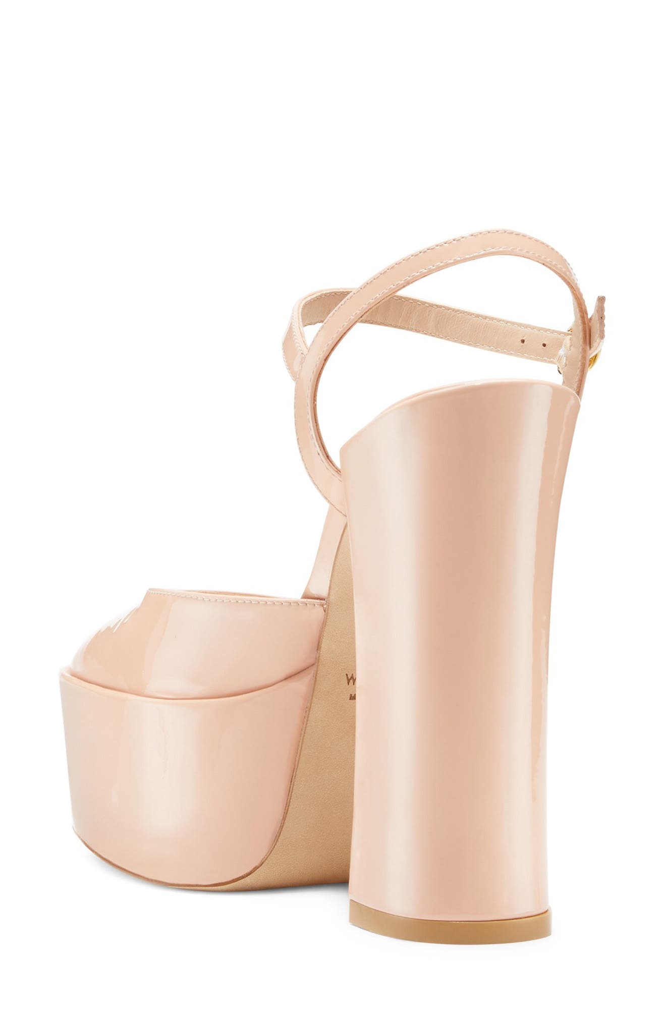 Skyhigh 145 Platform Pump, Alternate, color, POUDRE