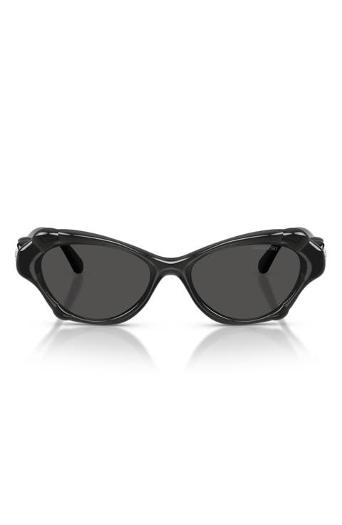 52mm Cat Eye Sunglasses