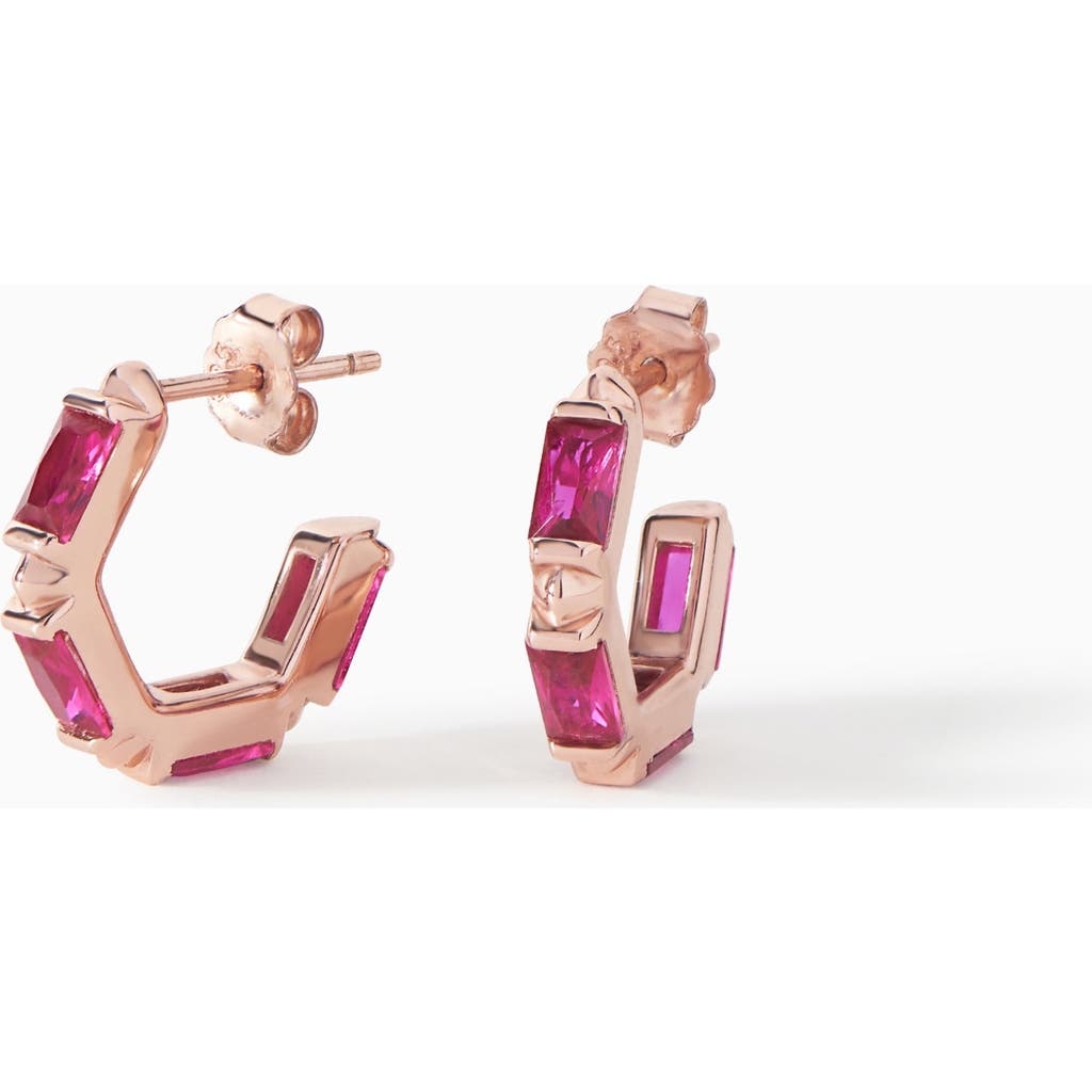 Ora Ana The Claire Hoop Earrings In Gold