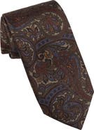 Elizabetta Marsala - Printed Madder Silk Tie for Men
