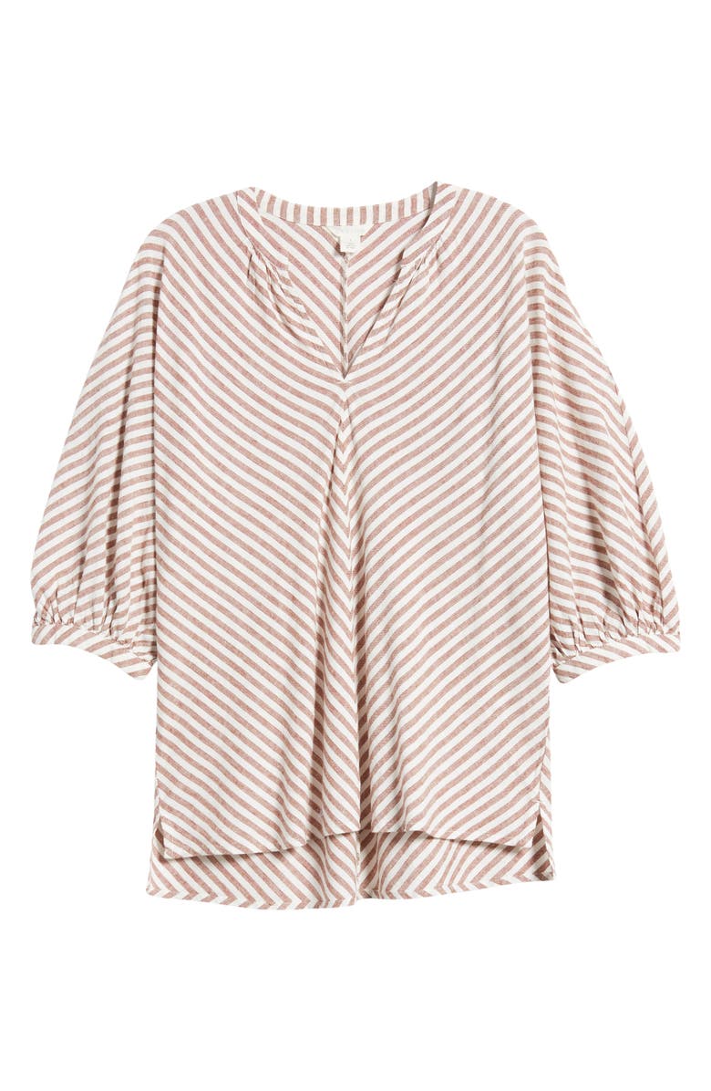 Caslon<sup>®</sup> Linen Blend Top, Alternate, color,