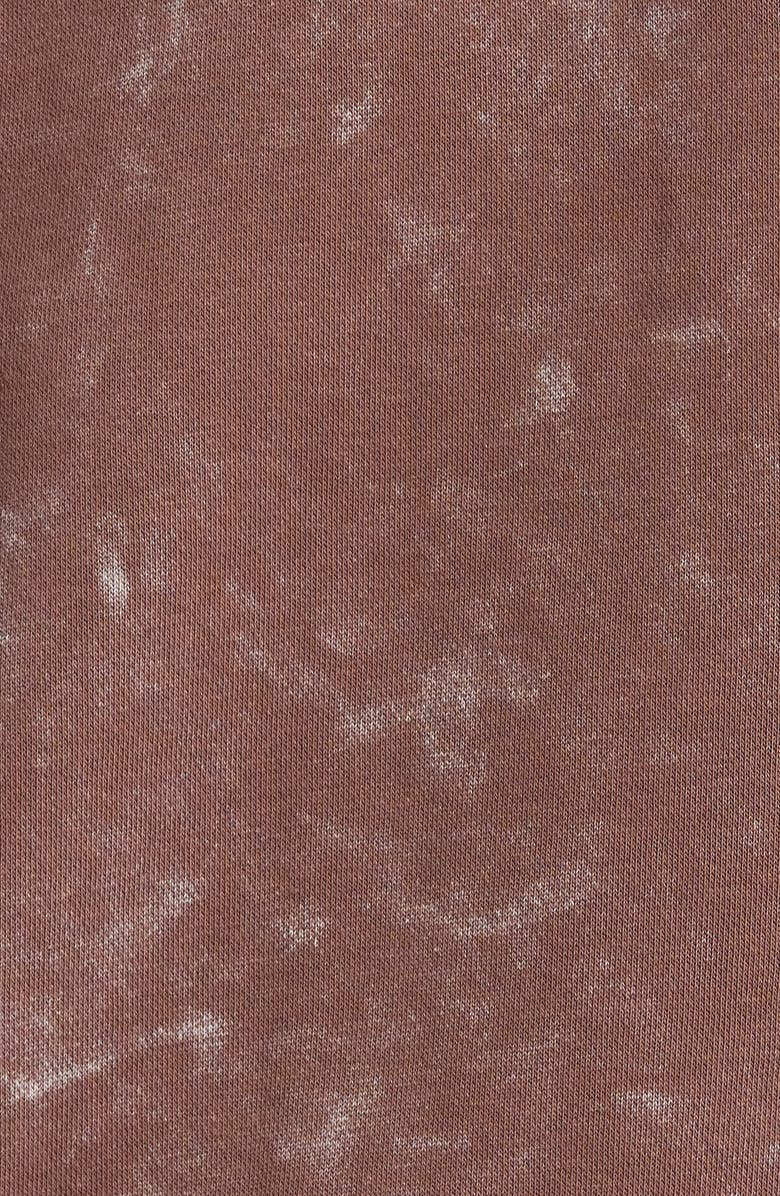 Von Dutch Oversize Fleece Zip Hoodie, Alternate, color, Sepia Stone Mineral Wash