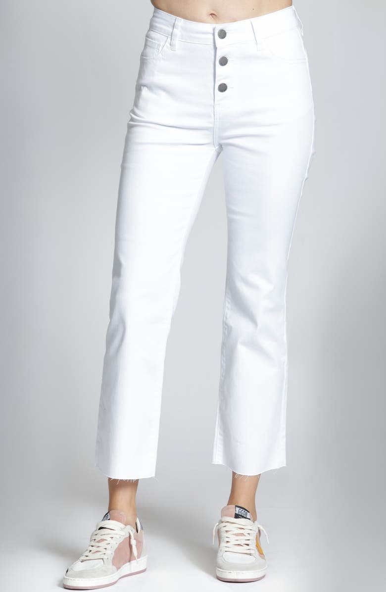 APNY Raw Hem Ankle Straight Leg Jeans, Main, color, 