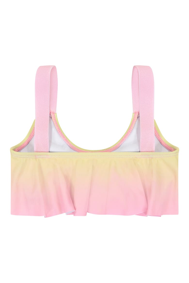 Kids' Ombré Ruffle Two-Piece Swimsuit, Alternate, color, RAINBOW OMBRE