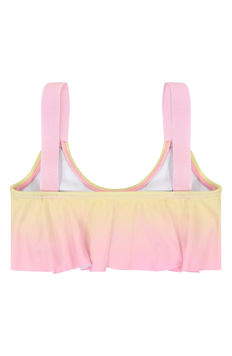 Andy & Evan Kids' Ombré Ruffle Two-Piece Swimsuit, Alternate, color, 