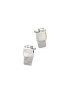 Paul Fredrick Mother Of Pearl Mesh Wrap Cufflinks