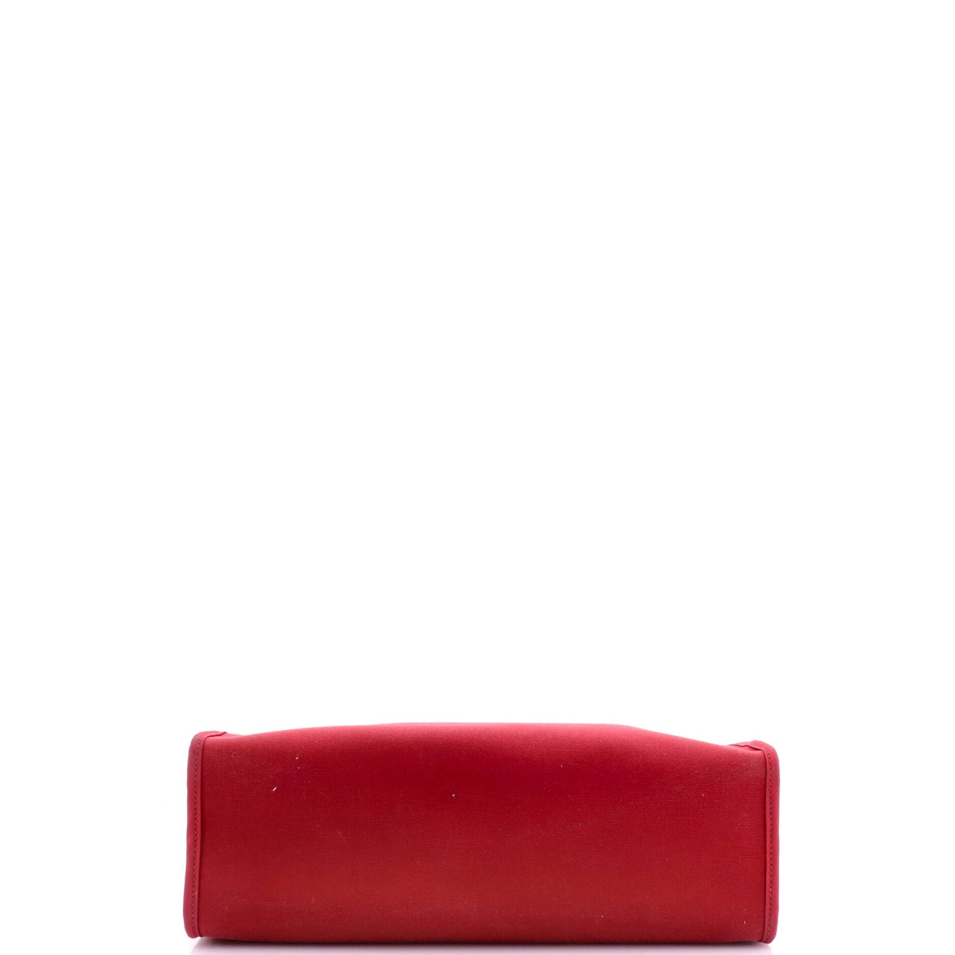 Herbag Zip Leather and Toile 31, Alternate, color, Red