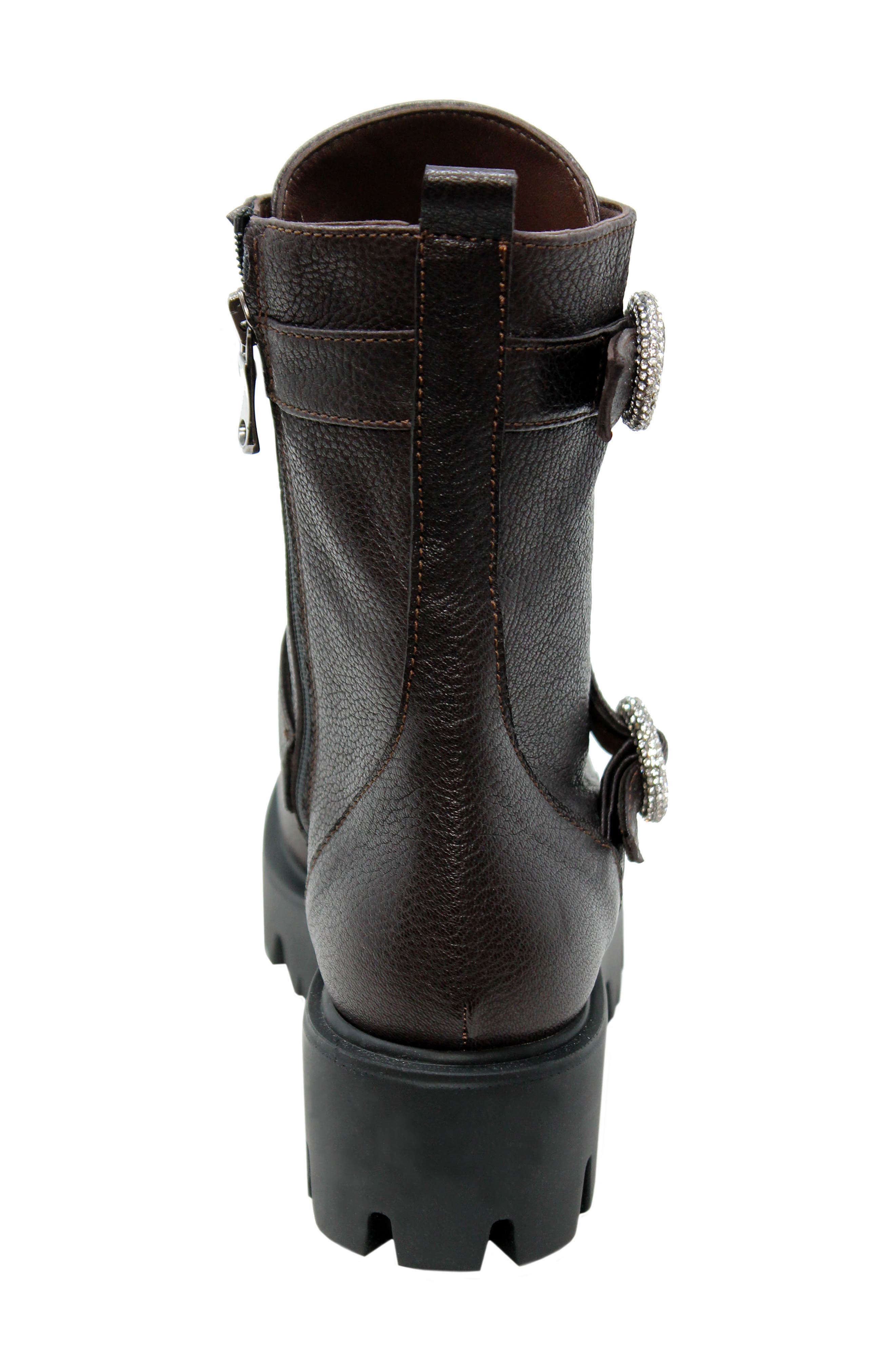 Hacker Bootie, Alternate, color, CHOCOLATE BROWN