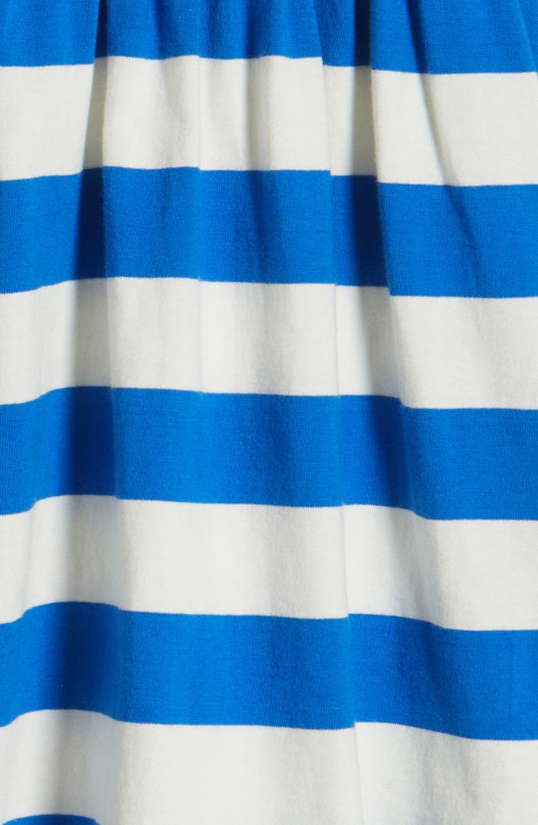 Mini Boden Kids' Stripe Long Sleeve Cotton T-Shirt Dress, Alternate, color, 