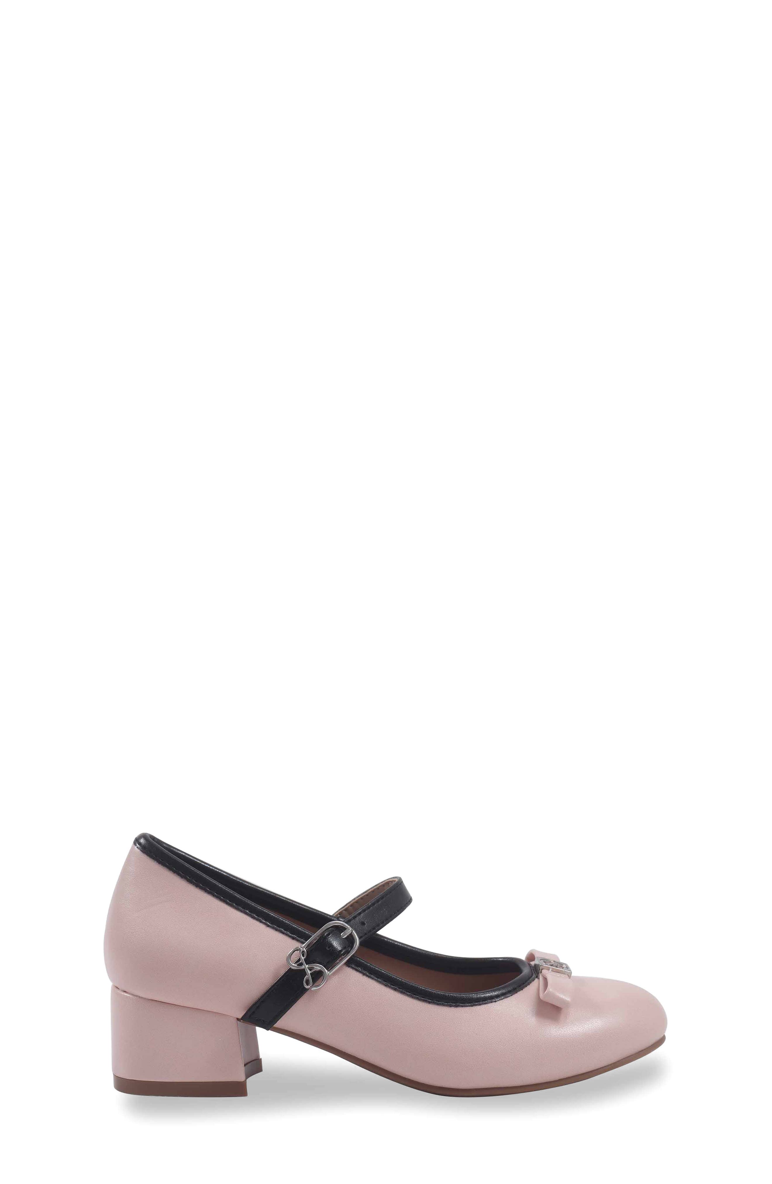 SAM & LIBBY Kids' Bianka Bow Mary Jane Pump, Alternate, color, Blush