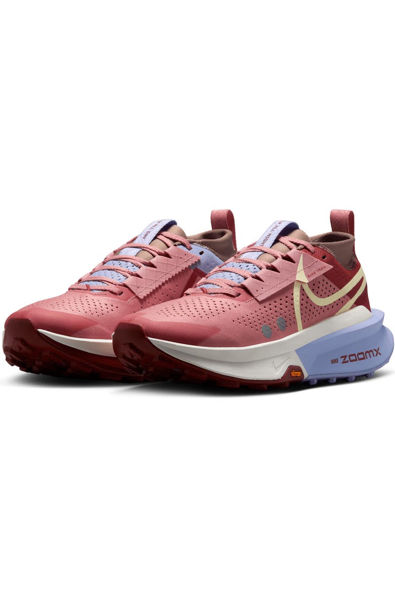 Nike Zegama 2 Trail Running Shoe, Main, color, Red Stardust/ Stone/ Lilac