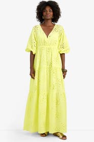 Trina Turk Arco Iris Cotton Eyelet Dress