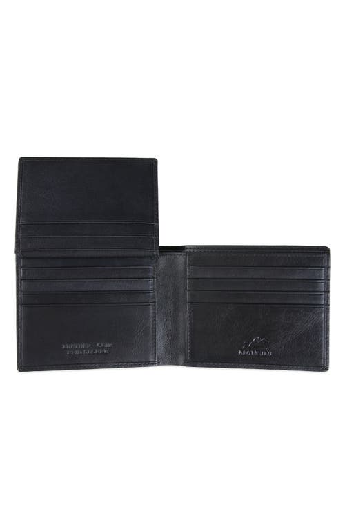 Mancini Rfid Bifold Wallet In Black