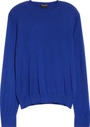 TOM FORD Fluid Silk Crewneck Sweater