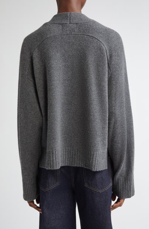 Loulou De Saison Button-front Cashmere Cardigan In Gray