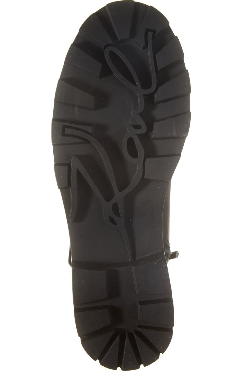 KARL LAGERFELD PARIS Maxi Chain Lug Sole Boot, Alternate, color,