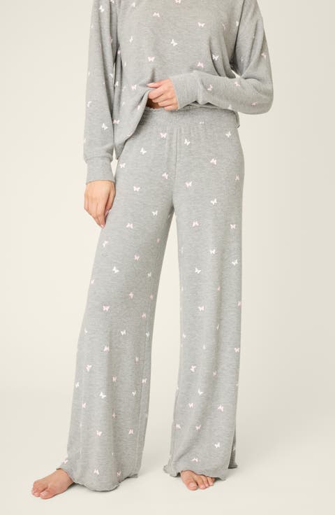 Peachy Mix Match Butterfly Pajama Pants