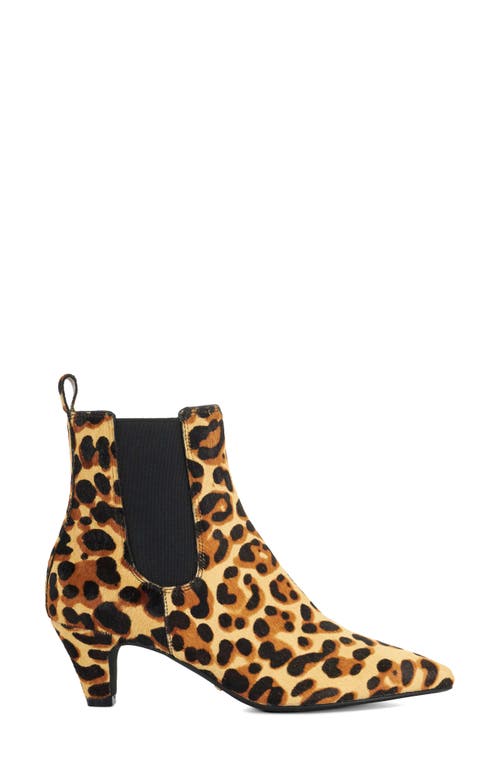 Dune London Obvious Genuine Calf Hair Pointed Toe Chelsea Boot