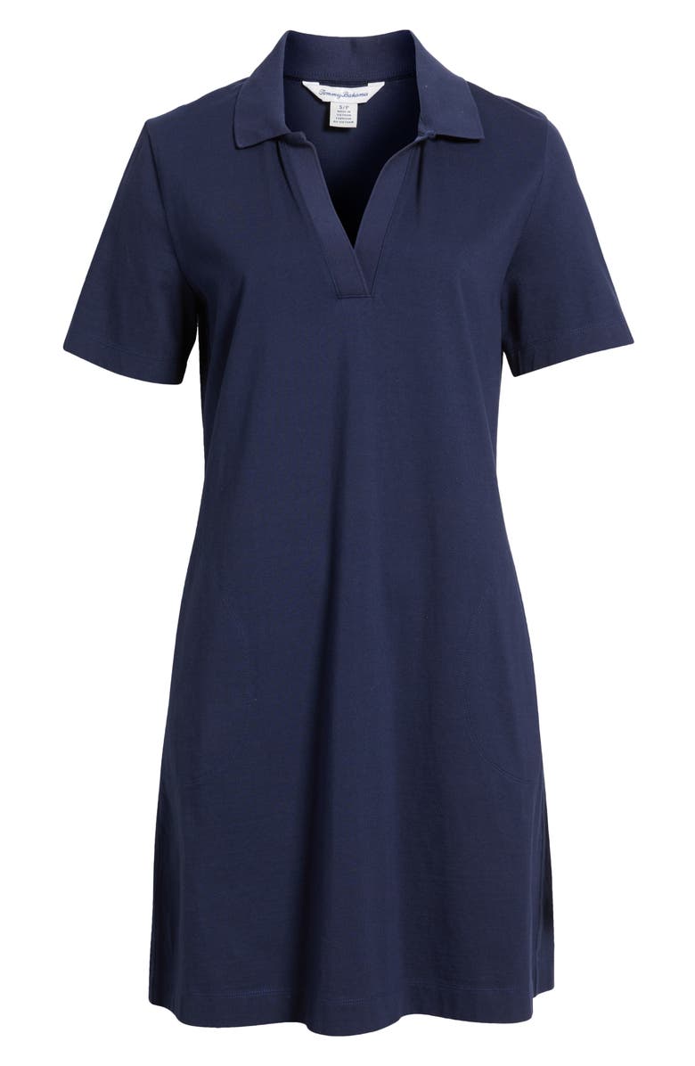 Tommy Bahama Islandscape Jersey Polo Dress, Alternate, color, Coastline