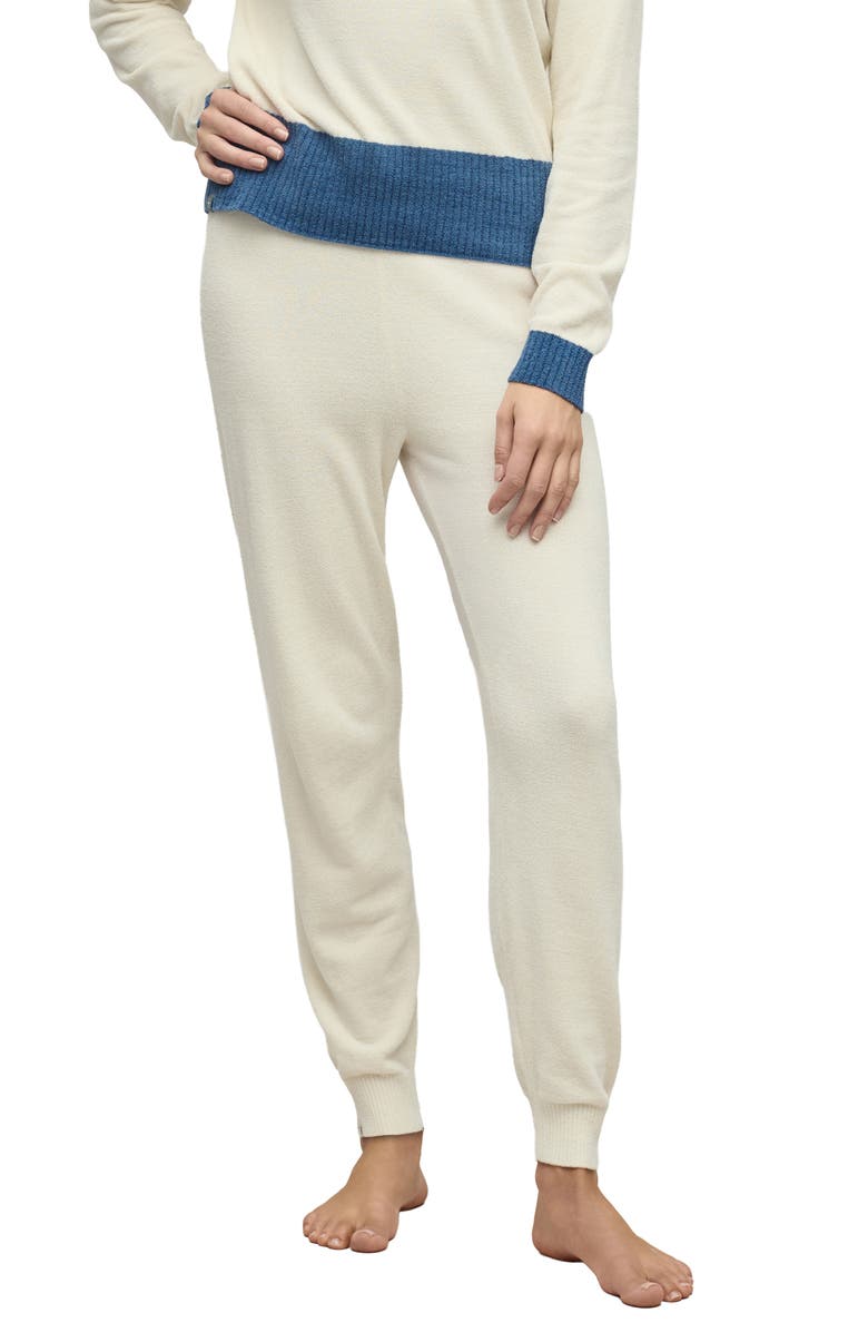 Barefoot Dreams<sup>®</sup> CozyChic<sup>®</sup> Ultra Lite<sup>®</sup> Colorblock Joggers, Main, color, Cream Multi