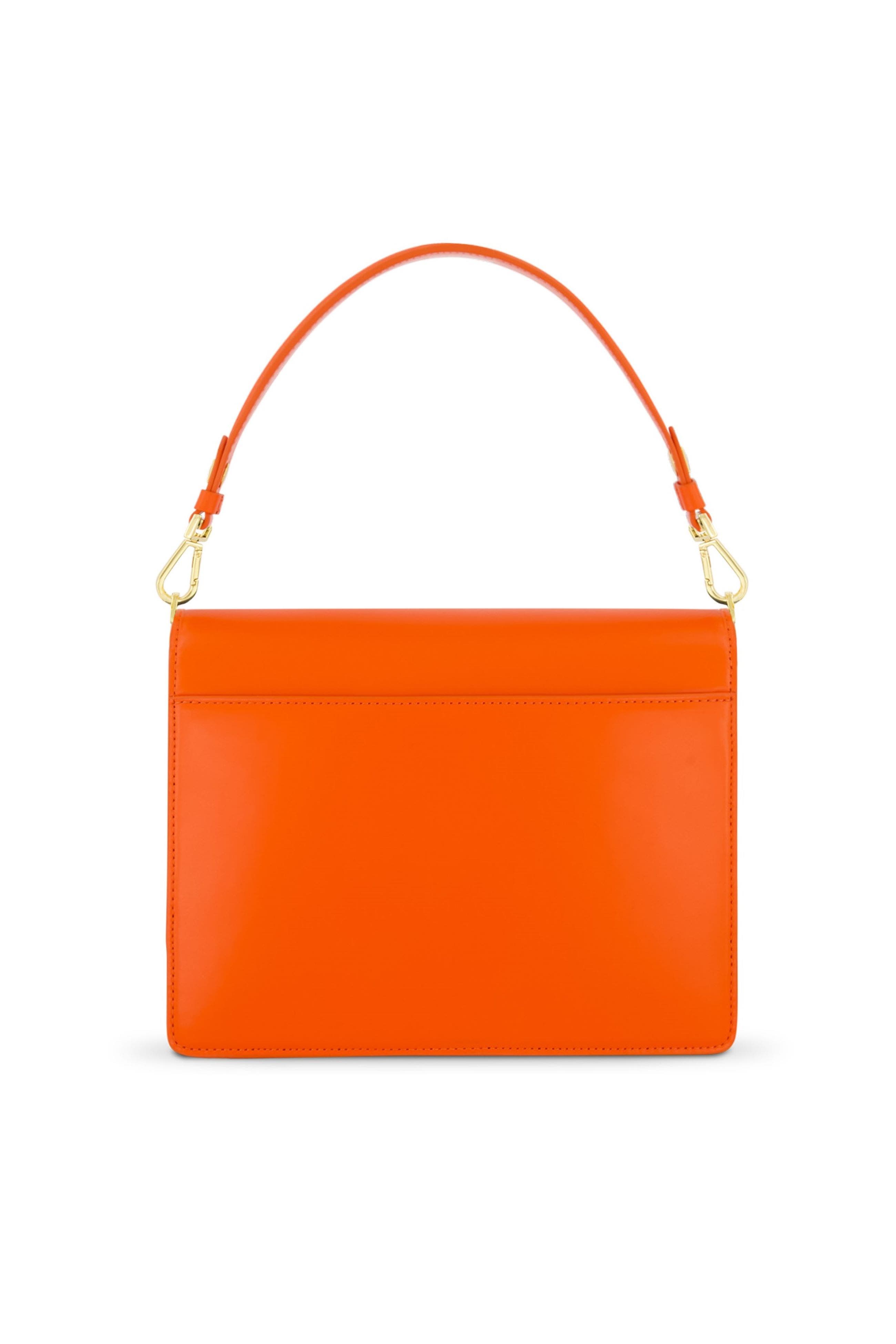 Classic Leather Medium Size Shoulder Bag, Alternate, color, Sunset